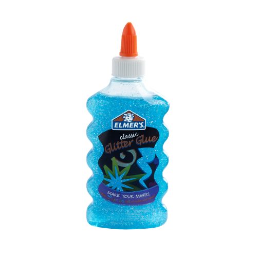 Elmer's กาวน้ำผสมกลตเตอร์สีฟ้า 6 ออนซ์