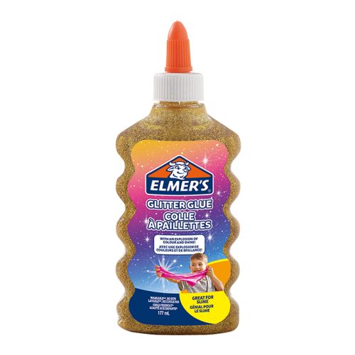 Elmer's-กาวน้ำผสมกลิตเตอร์สีทอง-6-ออนซ์